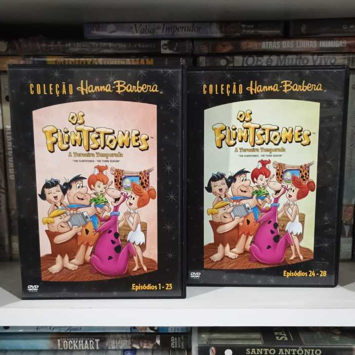 DVD OS FLINTSTONES - A TERCEIRA TEMPORARA (DUBLADOS) | Shopee Brasil