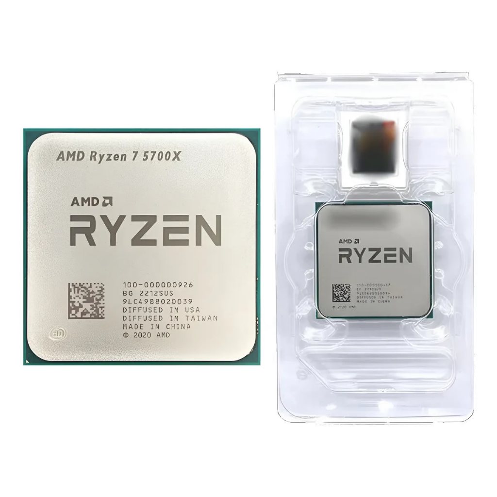 CPU AMD Ryzen 7 5700X AM4 Processador AMD Ryzen 7 5700 Box (AM4/8 Cores/16 Threads/4.6GHz