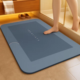 kit2 Tapete para Banheiro de Secagem Rápida e Super Absorvente-Ideal para Chuveiro,Cozinha e Varanda