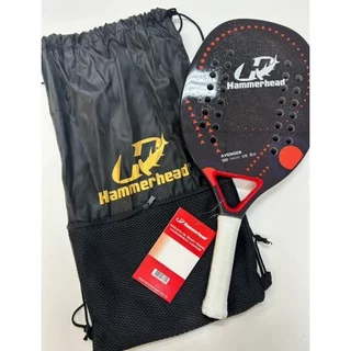 Raquete Beach Tennis Carbono E Fibra Vidro + Sacola Mochila em Oferta na Shopee
