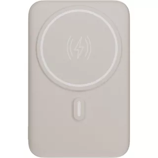 Power Bank Carregador Portátil por Indução 10.000mAh com Suporte Dobrável Branco Geonav Universal Carregamento rápido