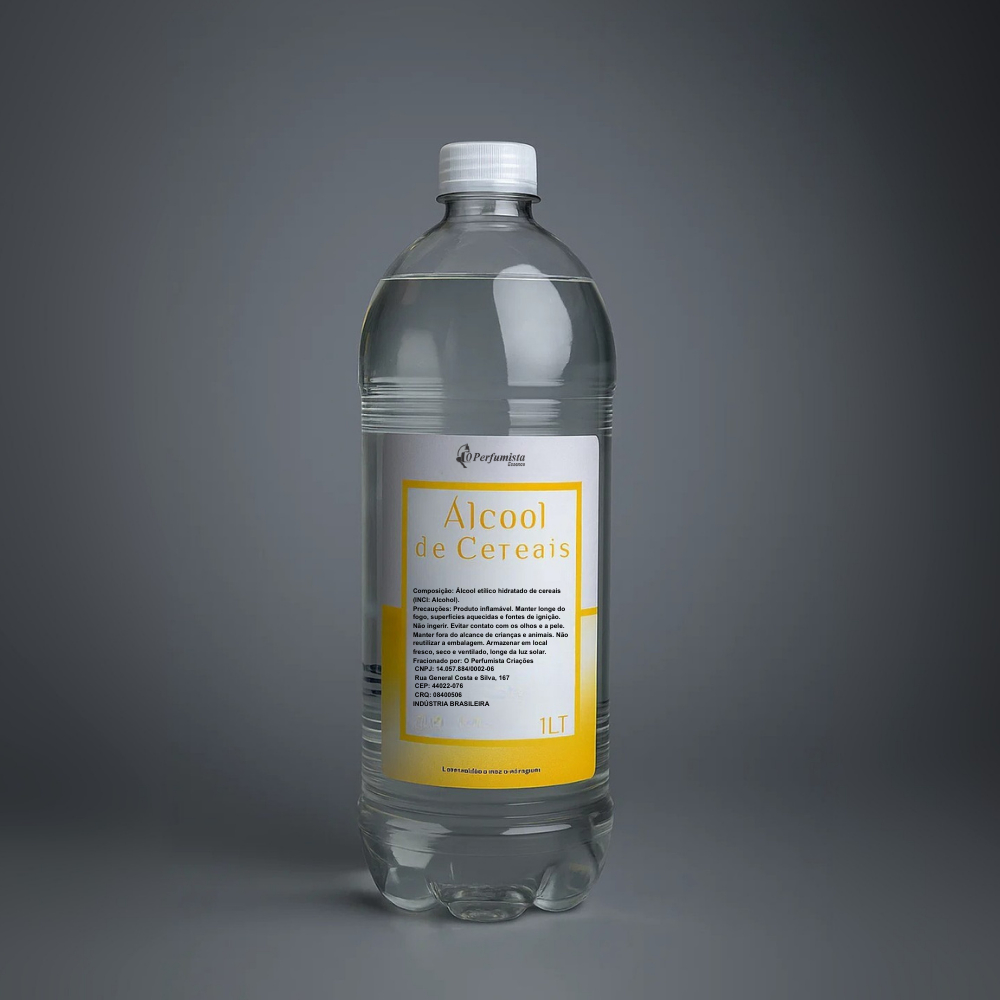 Álcool De Cereais 96° 1 Litro O Perfumista Premium