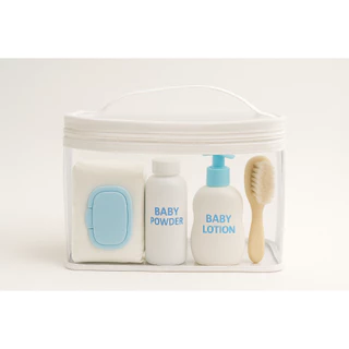 Kit 2 Nécessaire Transparente Organizador Bolsa Mala Saída Maternidade Troca e Fralda bebe em Oferta na Shopee