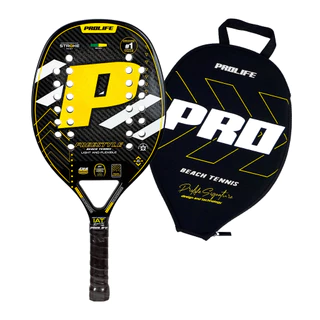 Raquete Beach Tennis Freestyle 100% Fibras de Carbono 3K + Capa Original Prolife