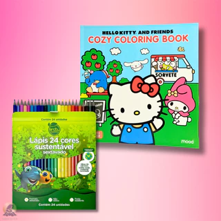 Hello Kitty | Cozy Coloring Book em Oferta na Shopee