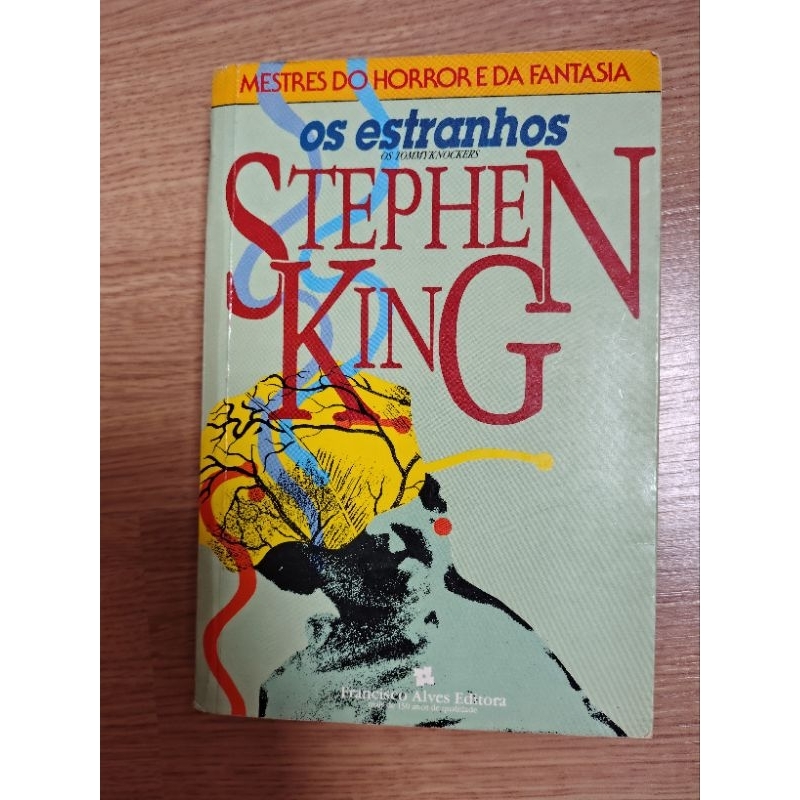 Livro os estranhos Stephen King editora Francisco Alves coleção Mestres ...