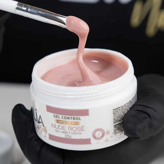 Gel Construtor Unhas Nude Rosé Control Molde F1 Brilia Nails em Oferta na Shopee