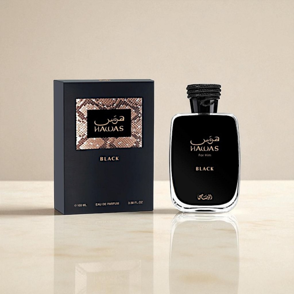 Perfume Hawas Black Rasasi Eau de Parfum 100ml (Arabe) – Masculino