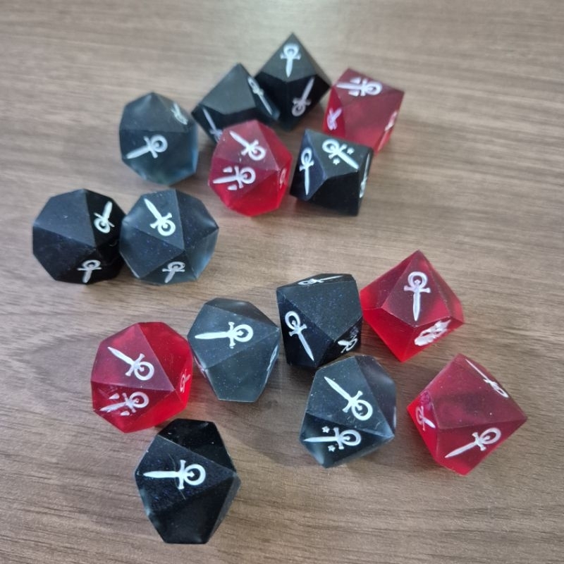 D&D SMOKE&MIRRORS　v4 v6 未開封品セット Conjunto Dados RPG Vampiro a Mascara V5 - set artesanal | Shopee