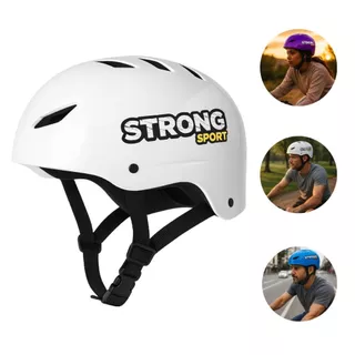 Capacete Ciclismo Bike Bicicleta Adulto Infantil Unissex Skate Patins Patinete