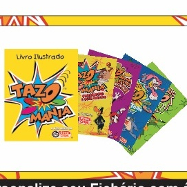 Fichário TAZO MANIA NOVO Reprodução 2025 direto dos anos 90 Tazos