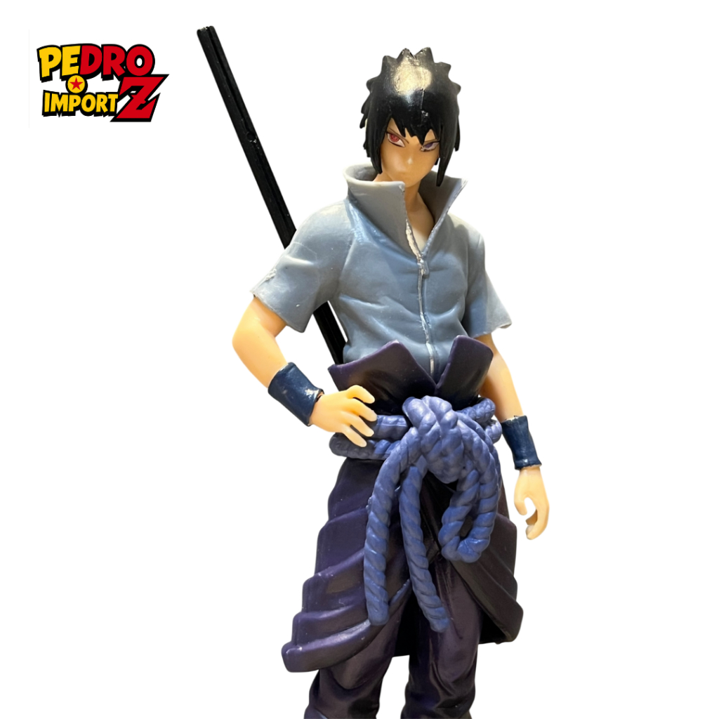 Action Figure Sasuke Saske Uchiha 20cm com Base PVC Anime Naruto ...