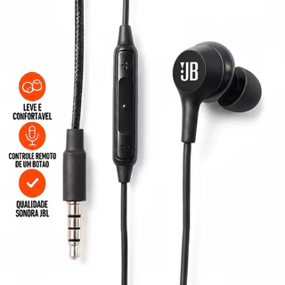 Fone de Ouvido com fio Reforçado Alta Qualidade Com Microfone todos modelos