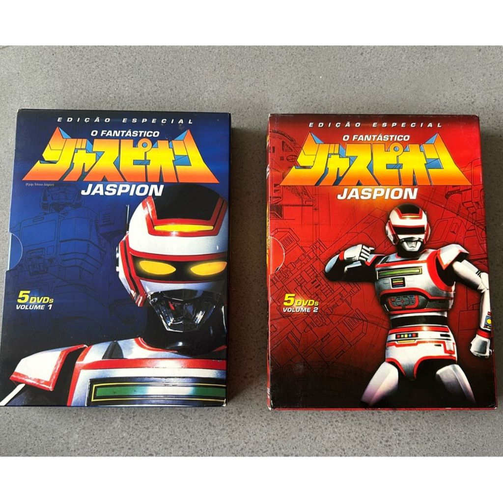 Box Jaspion completo volume 1 e 2 ORIGINAL | Shopee Brasil