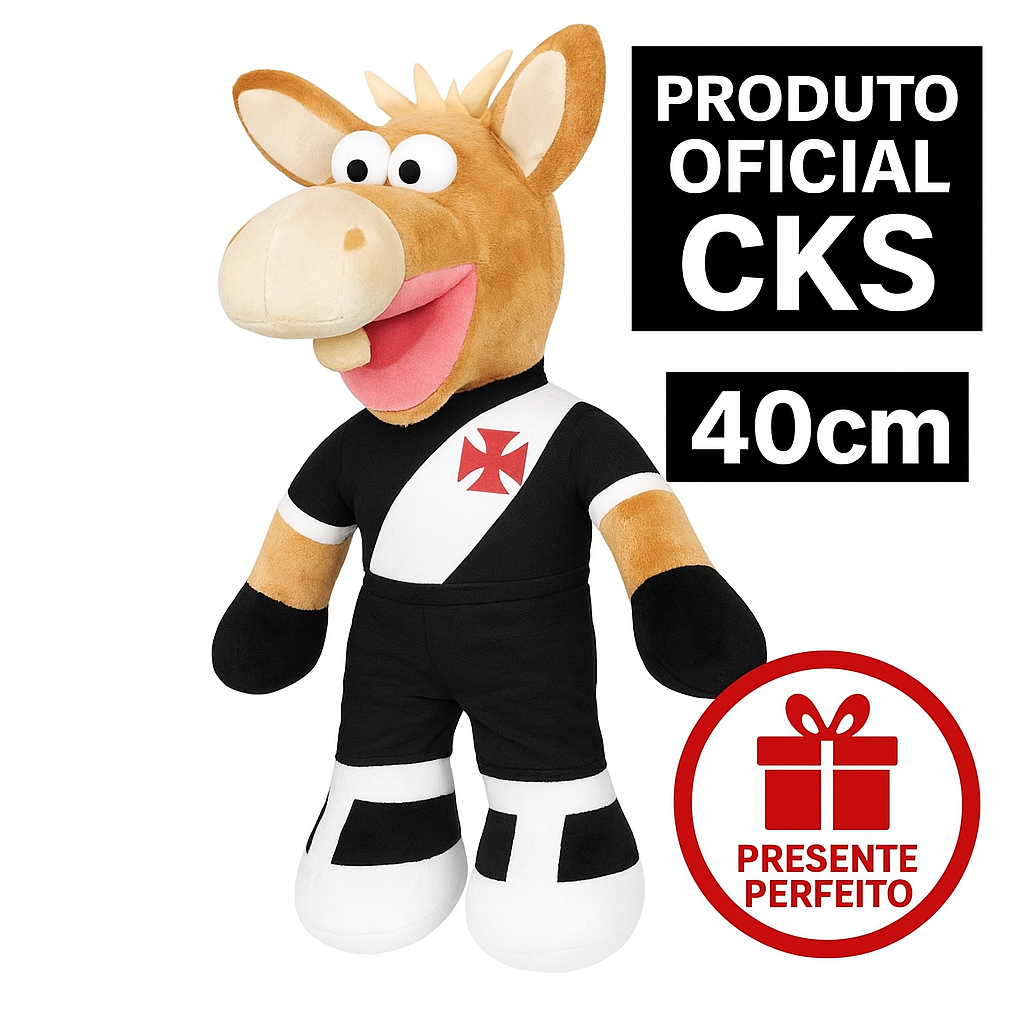 Cavalinho do Vasco Oficial 40cm | Cavalinhos do Fantástico Original CKS ...