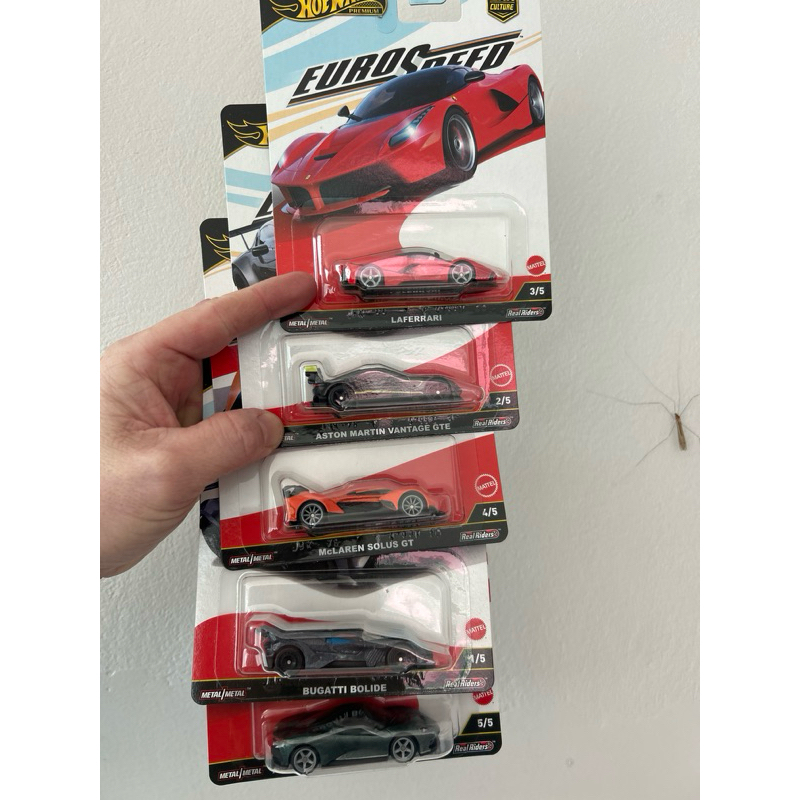 Hotwheels EURO SPEED LAFERRARI 6台 Hot Wheels Premium LaFerrari, Carro Cultura Euro Speed, Modelo em