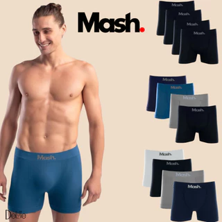 Kit 4 Cuecas Boxer Mash Sem Costura Microfibra Toque Suave Conforto