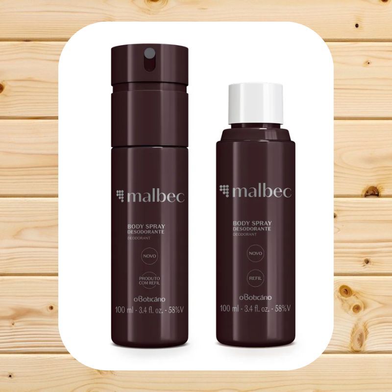 Body Spray Malbec Masculino O Boticário em Oferta na Shopee