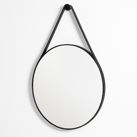 Espelho Redondo Adnet Decorativo Suspenso de Parede 25cm + Pino — foto 1 — Achou Levou Brasil
