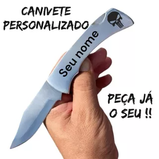 Canivete Personalizado com Clip de Bolso