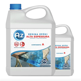 Az Resinas – Resina Epóxi de Alta Espessura com Proteção UV | Kit 300g
