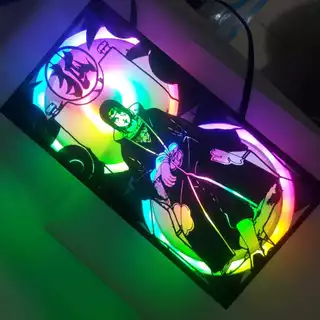 GRADE GRELHA PARA COOLER FAN GRILL 240MM X 120MM PERSONALIZADO ITACHI UCHIHA ANIME NARUTO PC SETUP GAMER