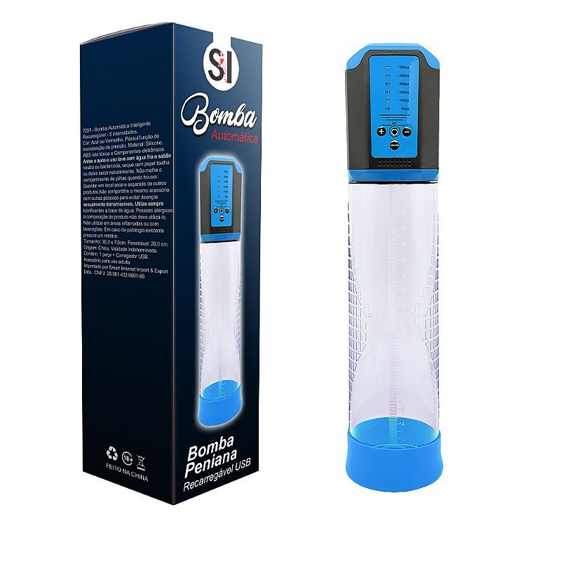 Bomba Peniana Elétrica Automática Alongador para Pênis USB