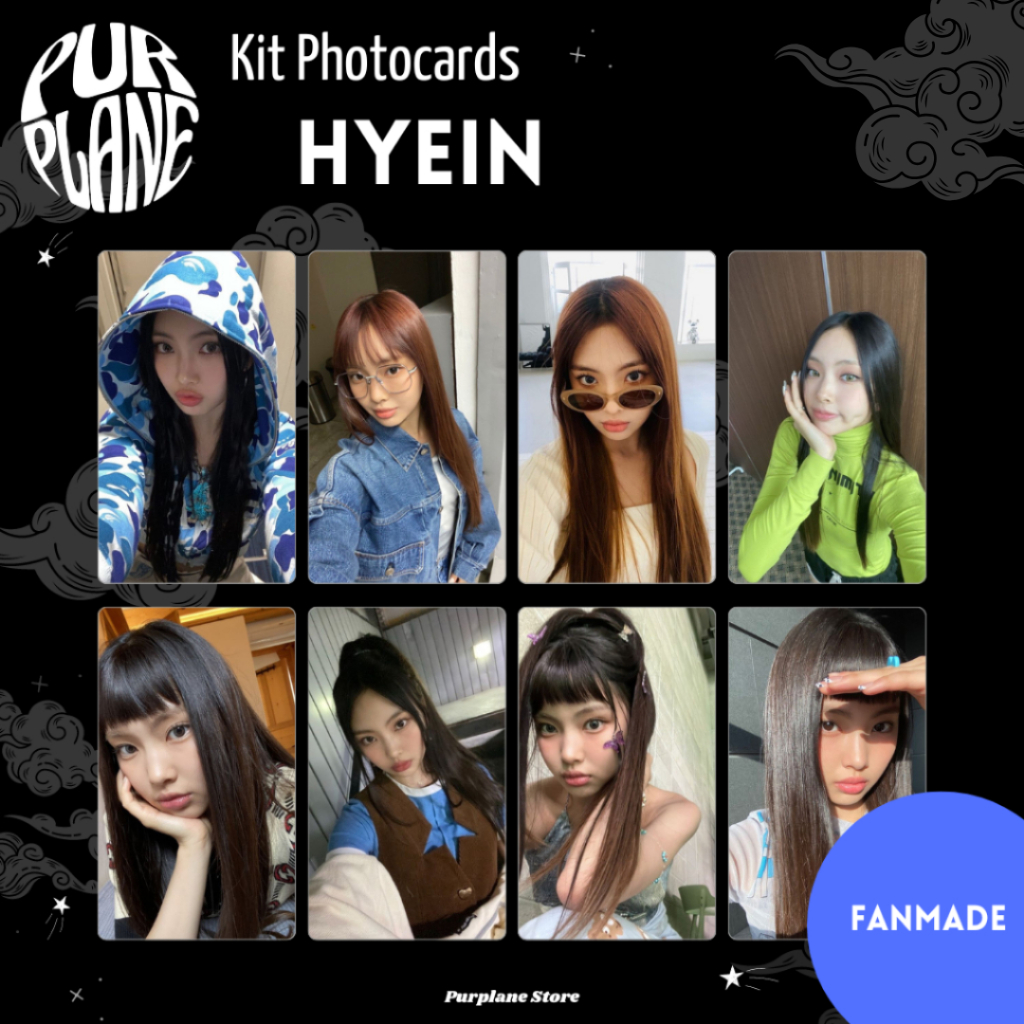 Photocards Hyein NJZ NewJeans Kpop Fanmade | Shopee Brasil
