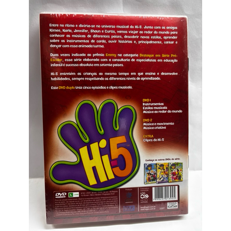 DVD HI 5 - MÚSICAS E RITMOS | Shopee Brasil