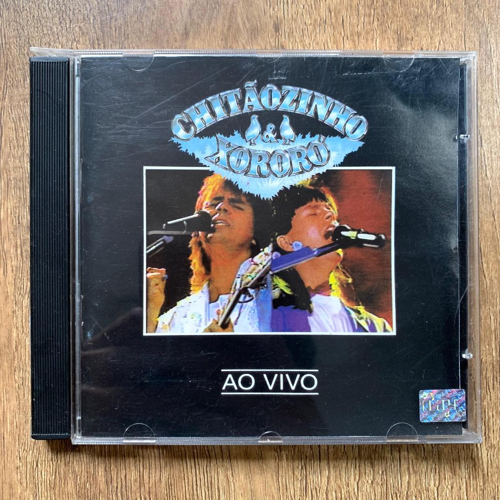CD - Chitãozinho & Xororó - Ao Vivo - 1992 (Original - Excelente