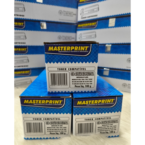Toner Compatível HP LaserJet 285A 435A 436A 278A – P1005 P1102 P1102W ...