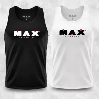 Regatas Max Titanium Dry Fit Esportiva - Academia