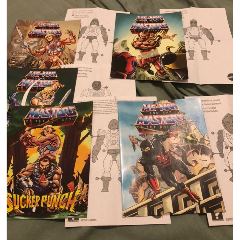 6 Mini Comics Masters Of The Universe Origins | Shopee Brasil