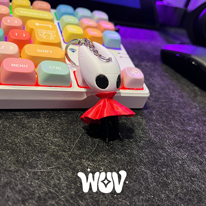 Chaveiro Hollow Knight Silksong Hornet - Geek Gamer Colecionável Video Game