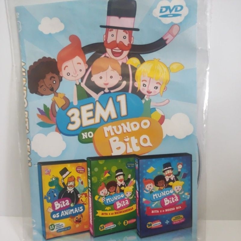 dvd No mundo Bita 3x1 | Shopee Brasil