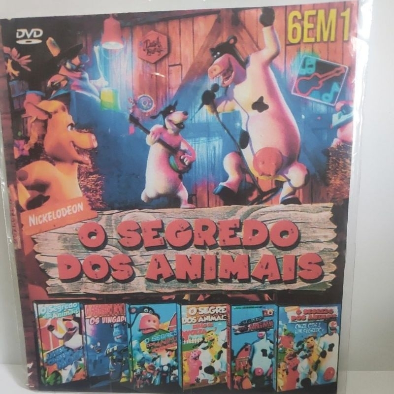 dvd O segredo dos animais 6x1 | Shopee Brasil