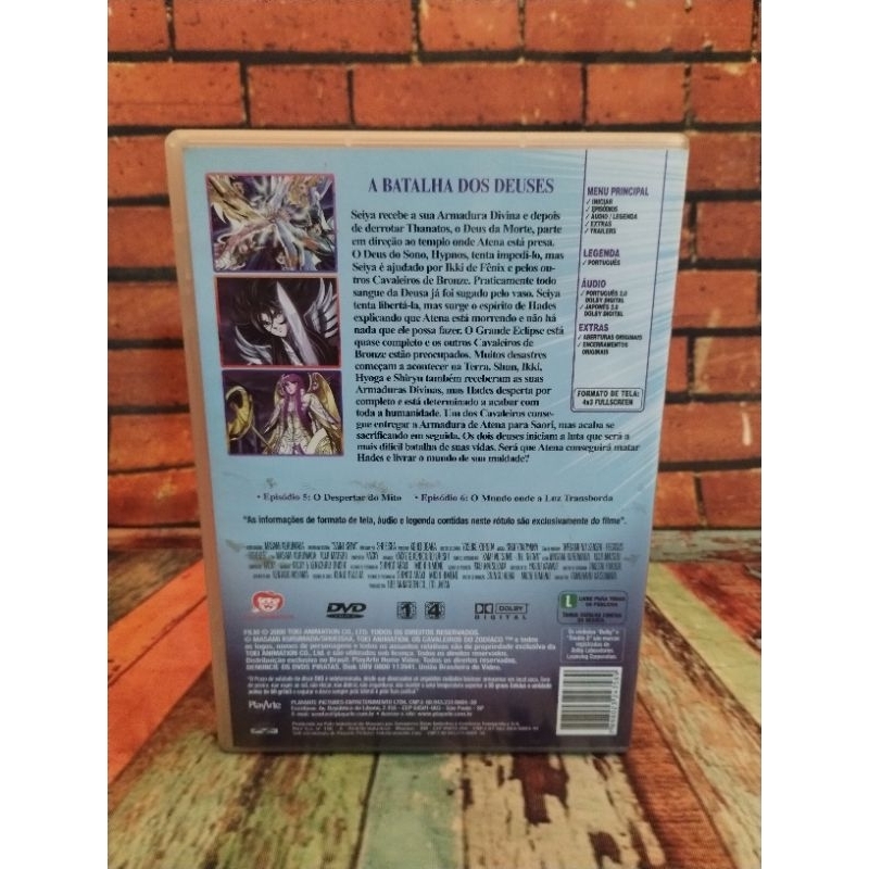 Dvd Cavaleiros do Zodíaco Elíseos Vol 3 | Shopee Brasil