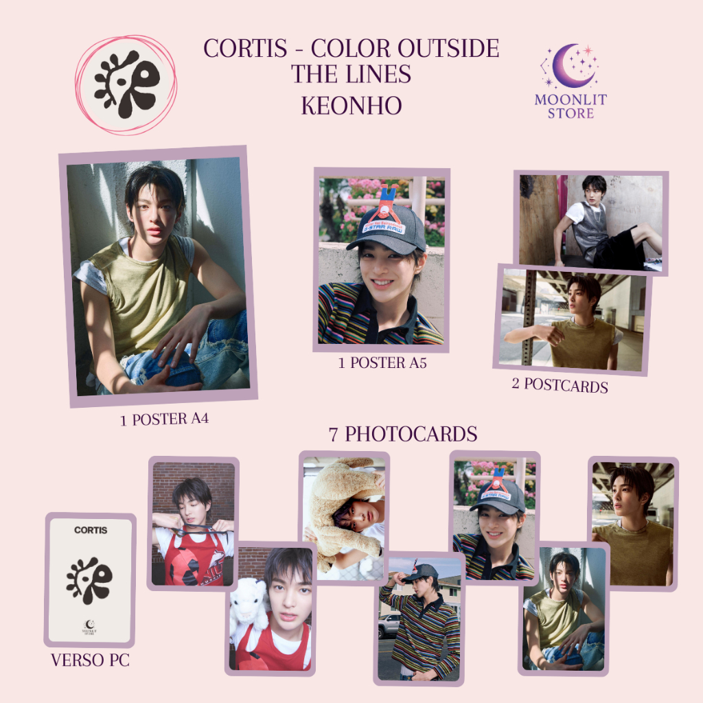 Cortis - Color Outside the Line (kit fanmade com posters, postcards e ...