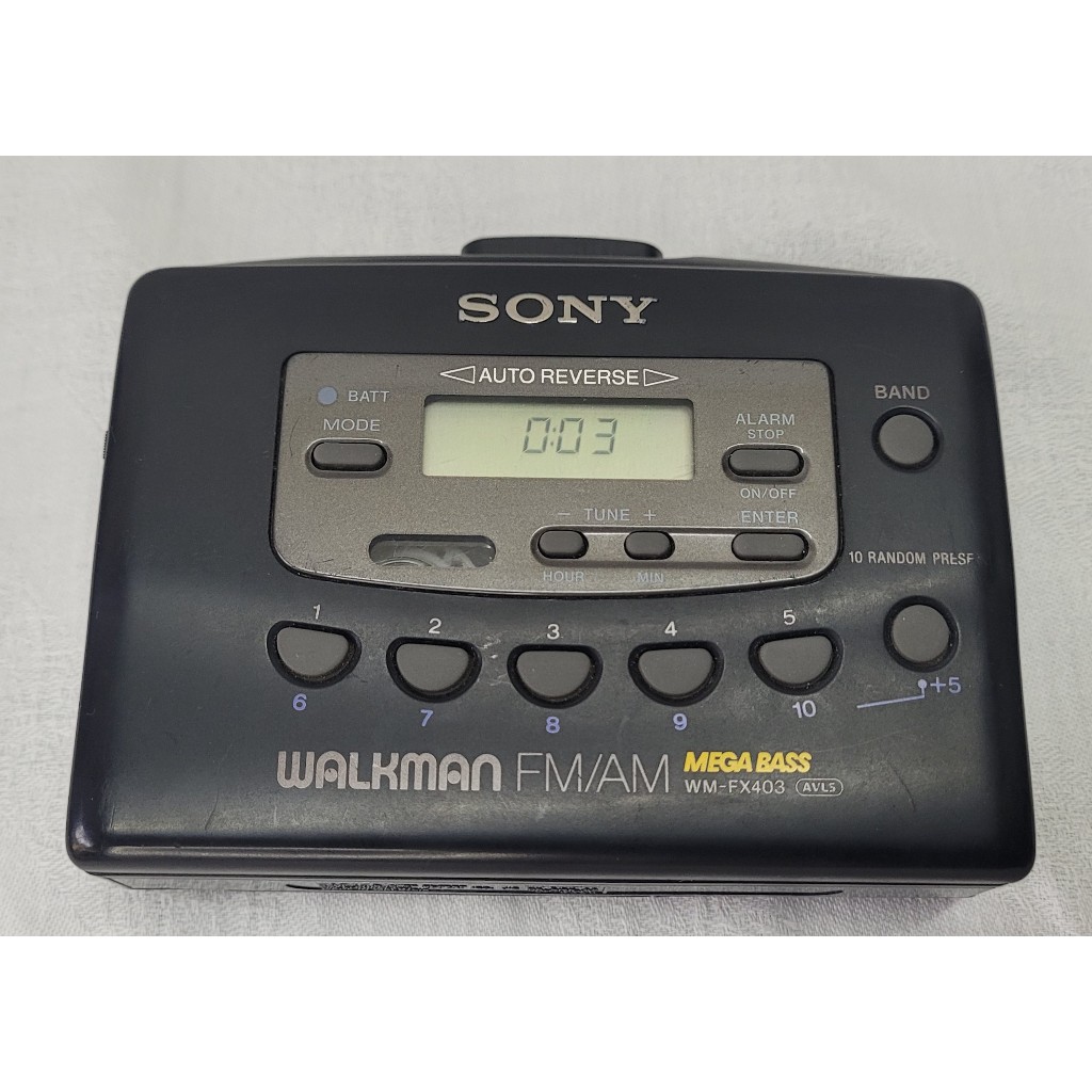 Sony WM-AF54 Walkman Sports Lecteur Cassette Radio Testé (Gebraucht) in