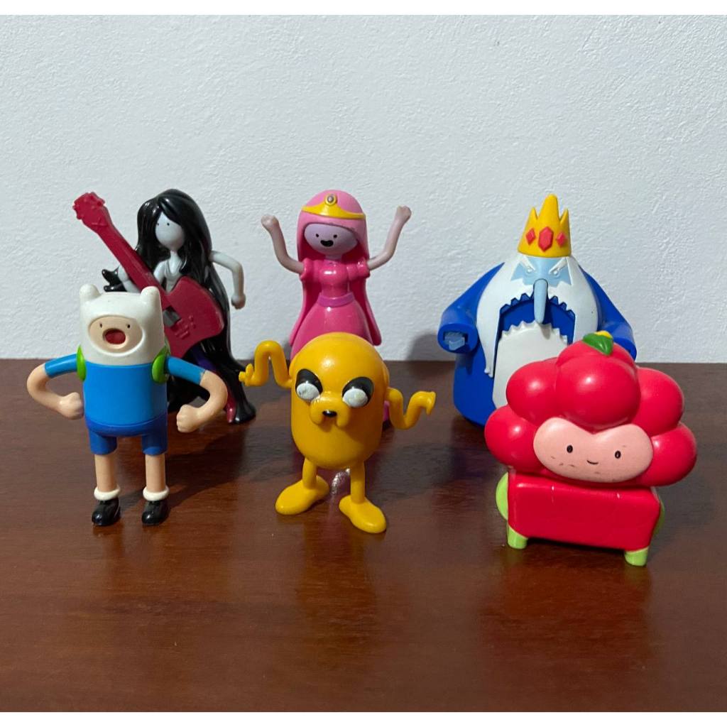 6 Bonecos Hora de Aventura - Coleção Lacta e Mc Donald's - Marceline ...