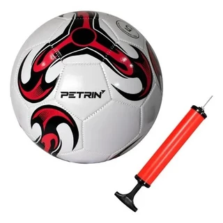 Kit Bola De Futebol Tam 5 + Bomba Manual Com Bico P/campo Kit completo para seu futebol