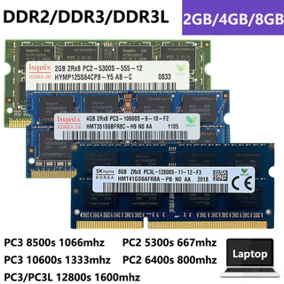 memoria 2GB/4GB 2GB) 5300s PC2 6400s DDR2 667mhz 800mhz 200Pin SODIMM RAM Hynix Para Notebook De Memória