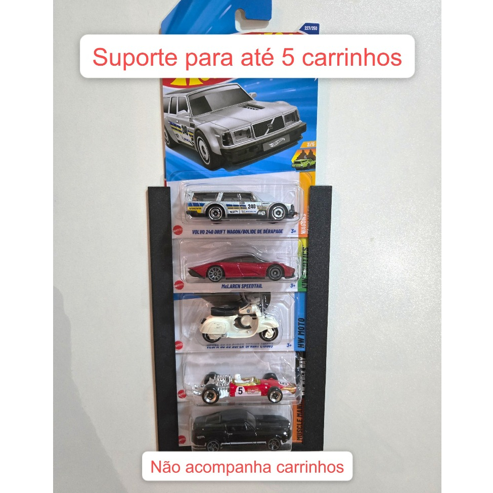 Display Expositor Hot Wheels Suporte Para Parede Carrinho Gearhead