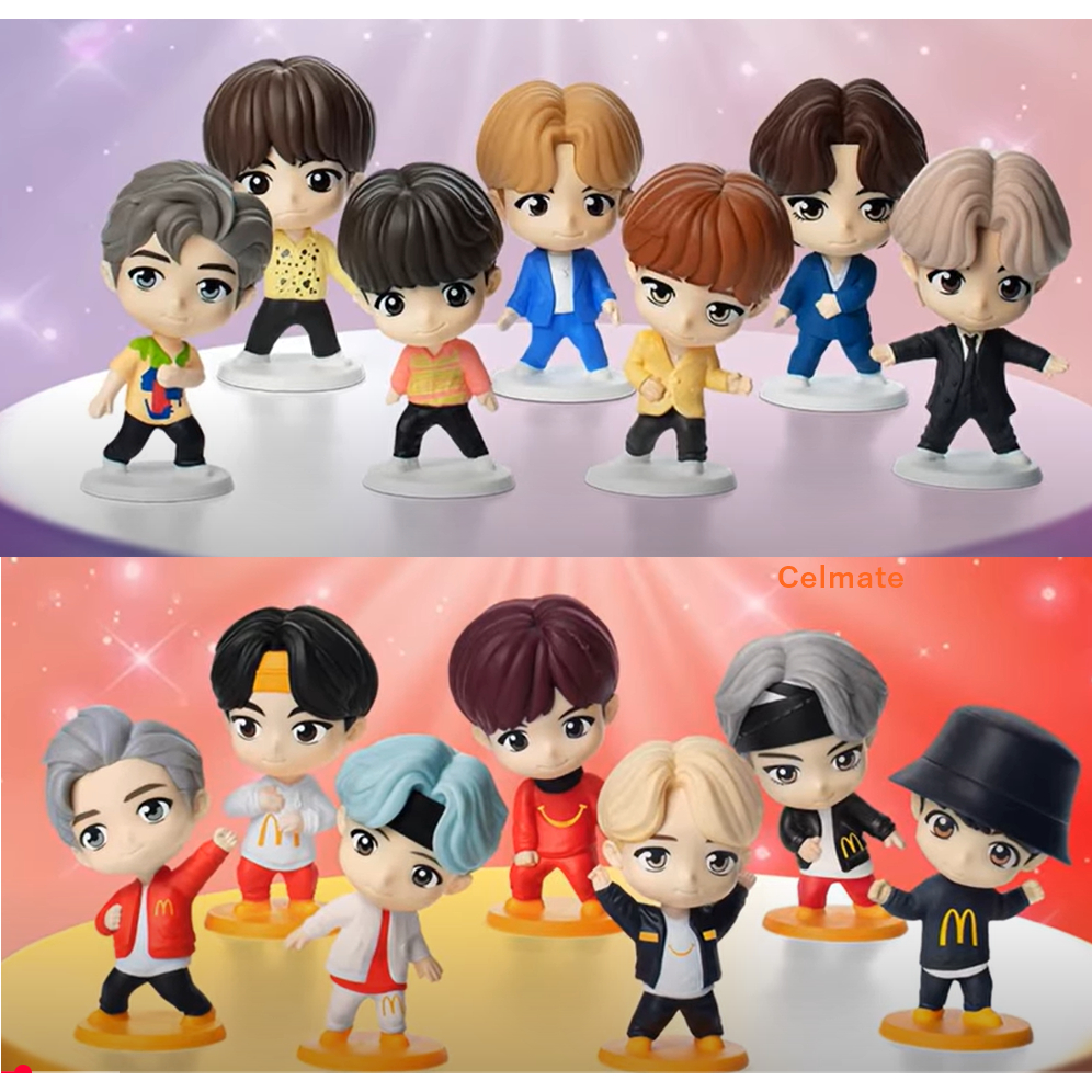 Bonecos BTS TinyTan - Mc Donald's | Throwback Edition /Encore