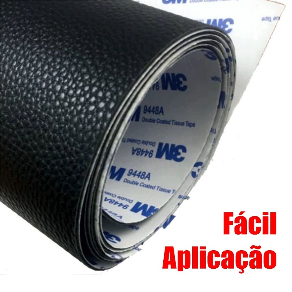 Couro Auto Adesivo para Reparo e Revestimento Sofá Bolsa Carro cadeira moveis 1,40 X 50CM