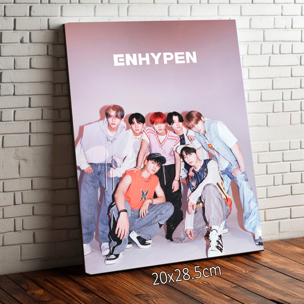 Placa Quadro Decorativo ENHYPEN K-POP 20x28.5cm | Shopee Brasil