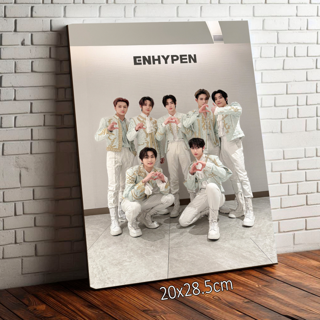 Placa Quadro Decorativo ENHYPEN K-POP 20x28.5cm | Shopee Brasil