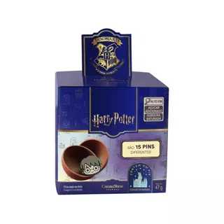 Presente Harry Potter Caixa Surpresa com Pin + Chocolate Cacau Show em Oferta na Shopee
