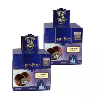 Kit 2 Caixas Surpresa Harry Potter com Pin e Chocolate Cacau Show em Oferta na Shopee