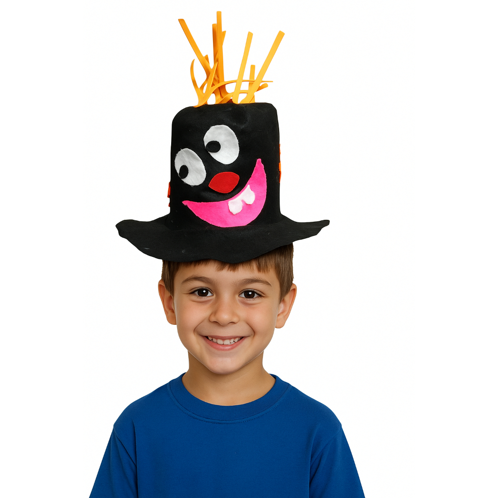 Chapéu Maluco em Feltro Acessório Festa a Fantasia | Shopee Brasil